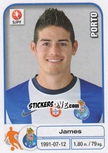 Sticker James Rodríguez - Futebol 2012-2013 n. 234 - Panini