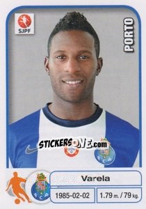 Sticker Silvestre Varela - Futebol 2012-2013 n. 235 - Panini