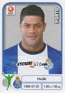 Figurina Hulk - Futebol 2012-2013 - Panini