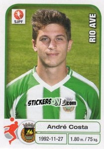 Sticker Andre Costa - Futebol 2012-2013 n. 244 - Panini