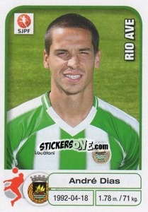 Sticker Andre Dias - Futebol 2012-2013 - Panini