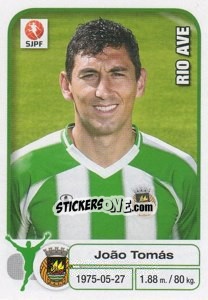 Sticker Joao Tomas - Futebol 2012-2013 - Panini