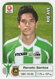 Sticker Renato Santos - Futebol 2012-2013 n. 259 - Panini