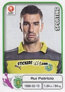 Sticker Rui Patricio - Futebol 2012-2013 - Panini