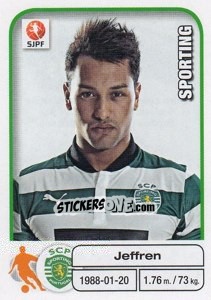 Sticker Jeffren - Futebol 2012-2013 n. 274 - Panini