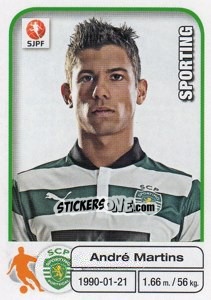Sticker Andre Martins - Futebol 2012-2013 n. 275 - Panini