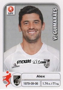 Sticker Alex - Futebol 2012-2013 n. 284 - Panini