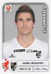 Sticker Joao Amorim - Futebol 2012-2013 n. 285 - Panini