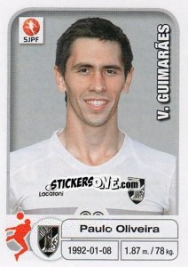 Sticker Paulo Oliveira - Futebol 2012-2013 - Panini