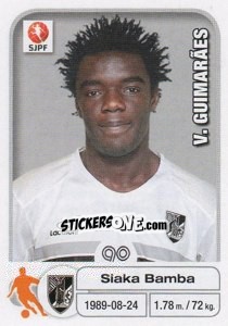 Cromo Siaka Bamba - Futebol 2012-2013 - Panini