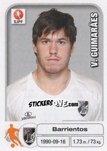 Cromo Barrientos - Futebol 2012-2013 - Panini