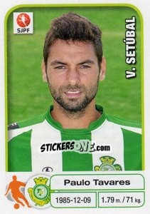 Figurina Paulo Tavares - Futebol 2012-2013 n. 315 - Panini