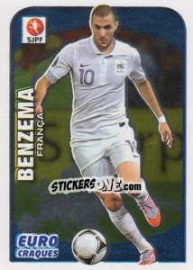 Sticker Karim Benzema (Franca) - Futebol 2012-2013 n. 338 - Panini