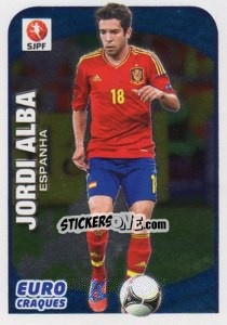 Sticker Jordi Alba (Espanha) - Futebol 2012-2013 n. 351 - Panini