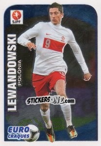 Sticker Robert Lewandowski (Polonia) - Futebol 2012-2013 - Panini