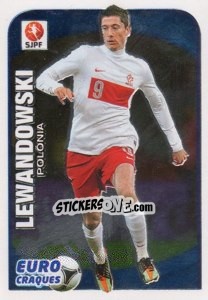 Sticker Robert Lewandowski (Polonia) - Futebol 2012-2013 n. 353 - Panini