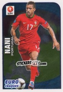 Sticker Nani (Portugal) - Futebol 2012-2013 n. 357 - Panini