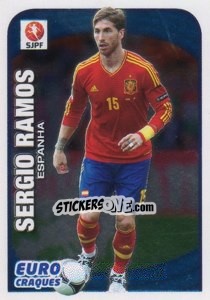 Sticker Sergio Ramos (Espanha) - Futebol 2012-2013 n. 365 - Panini