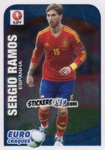 Cromo Sergio Ramos (Espanha) - Futebol 2012-2013 - Panini