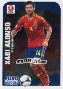 Sticker Xabi Alonso (Espanha) - Futebol 2012-2013 n. 367 - Panini