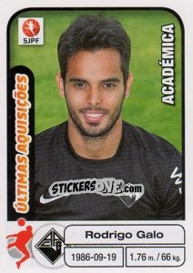 Sticker Rodrigo Galo (Academica) - Futebol 2012-2013 - Panini