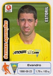 Sticker Evandro (Estoril) - Futebol 2012-2013 n. 379 - Panini