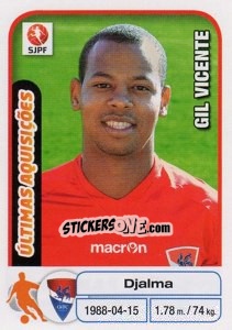 Sticker Djalma (Gil Vicente) - Futebol 2012-2013 n. 380 - Panini