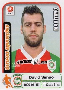 Sticker David Simao (Maritimo) - Futebol 2012-2013 n. 382 - Panini