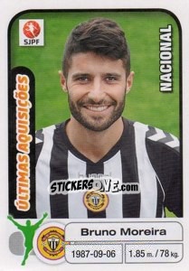 Cromo Bruno Moreira (Nacional) - Futebol 2012-2013 - Panini