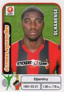 Sticker Djaniny (Olhanense) - Futebol 2012-2013 n. 390 - Panini