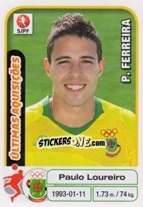 Cromo Paulo Loureiro (P.Ferreira) - Futebol 2012-2013 - Panini