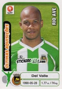 Sticker Del Valle (Rio Ave) - Futebol 2012-2013 - Panini