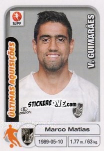 Figurina Marco Matias (V.Guimaraes) - Futebol 2012-2013 - Panini