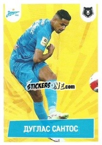 Sticker Дуглас Сантос / Douglas Santos - Russian Premier League 2021-2022
 - Panini