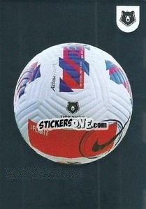 Sticker Официальный мяч - Russian Premier League 2021-2022
 n. 4 - Panini
