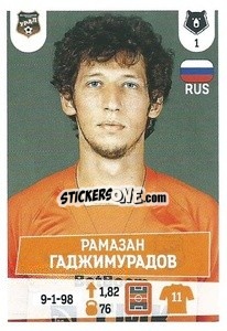 Figurina Рамазан Гаджимурадов - Russian Premier League 2021-2022
 n. 301 - Panini