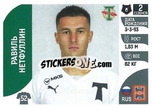 Sticker Равиль Нетфуллин - Russian Premier League 2022-2023
 - Panini