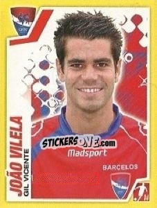 Sticker Joao Vilela - Futebol 2011-2012 - Panini