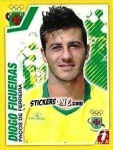 Sticker Diogo Figueiras - Futebol 2011-2012 n. 184 - Panini