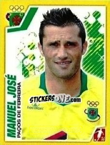 Sticker Manuel Jose - Futebol 2011-2012 n. 193 - Panini