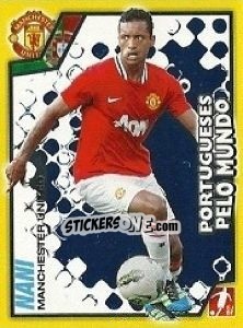Sticker Nani (Manchester United) - Futebol 2011-2012 n. 365 - Panini