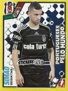 Sticker Simao (Besiktas) - Futebol 2011-2012 n. 367 - Panini