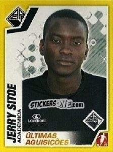 Sticker Jerry Sitoe (Academica) - Futebol 2011-2012 - Panini