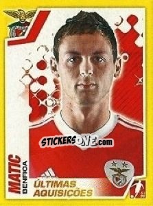 Sticker Nemanja Matic (Benfica) - Futebol 2011-2012 n. 375 - Panini