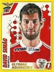 Sticker David Simao (Benfica) - Futebol 2011-2012 n. 376 - Panini