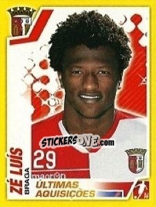 Sticker Ze Luis (Braga) - Futebol 2011-2012 n. 379 - Panini