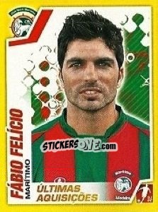 Sticker Fabio Felicio (Maritimo) - Futebol 2011-2012 n. 385 - Panini