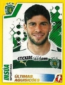 Sticker Emiliano Insua (Sporting) - Futebol 2011-2012 n. 396 - Panini