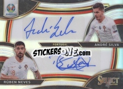 Sticker Andre Silva / Ruben Neves - Select UEFA Euro Preview 2020
 n. T-P - Panini