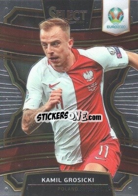 Sticker Kamil Grosicki - Select UEFA Euro Preview 2020
 n. 19 - Panini